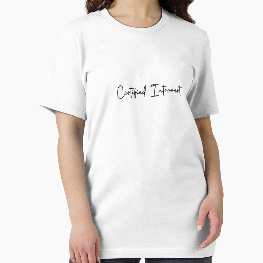 certified introvert by Mysterious Goose Unisex T-shirt, Sweatshirt, Hoodie, Long Sleeve Tee