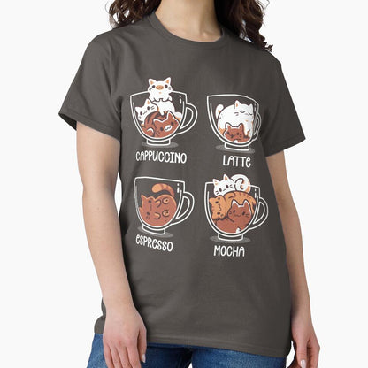Cat Coffee Guide - Cute Kittens by Snouleaf Unisex T-shirt, Sweatshirt, Hoodie, Long Sleeve Tee